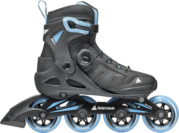 Rollerblade Damen Macroblade 84 Boa W Inline-Skates EU: 38/38.5 (UK: 5-5.5 / US: 7-7.5) SCHWARZ/PULV