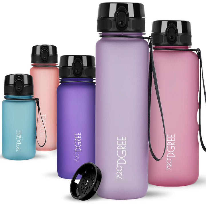 720°DGREE Trinkflasche “uberBottle“ +Sieb - 350ml, 500ml, 650ml, 1000ml, 1,5l, 2l - BPA-Frei - Wasse