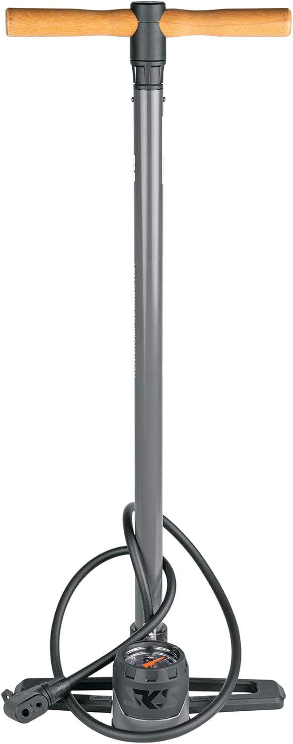 SKS GERMANY RENNKOMPRESSOR NXT Standpumpe (Luftpumpe für alle Ventilarten, Präzisions-Manometer, Met