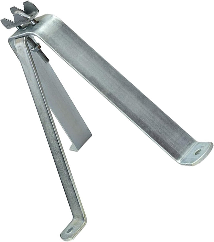 Wandbefestigung/Masthalterung aus hochwertigem Stahl 25 cm - Mast- oder Stangenbefestigung bis 60 mm