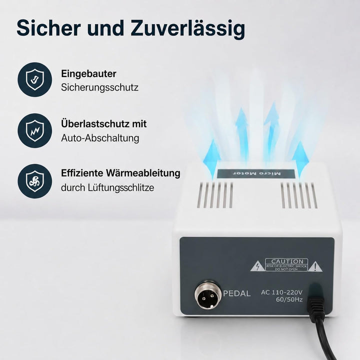 Labor Mikromotor Dental Labor Marathon Micro Motor Schleifmaschine mit Fusssteuerung Manuelle Stufen