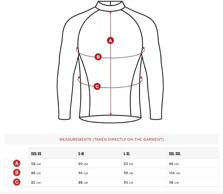 SIROKO - Fahrrad Unterhemd Winter SRX Denali - L-XL - Schwarz