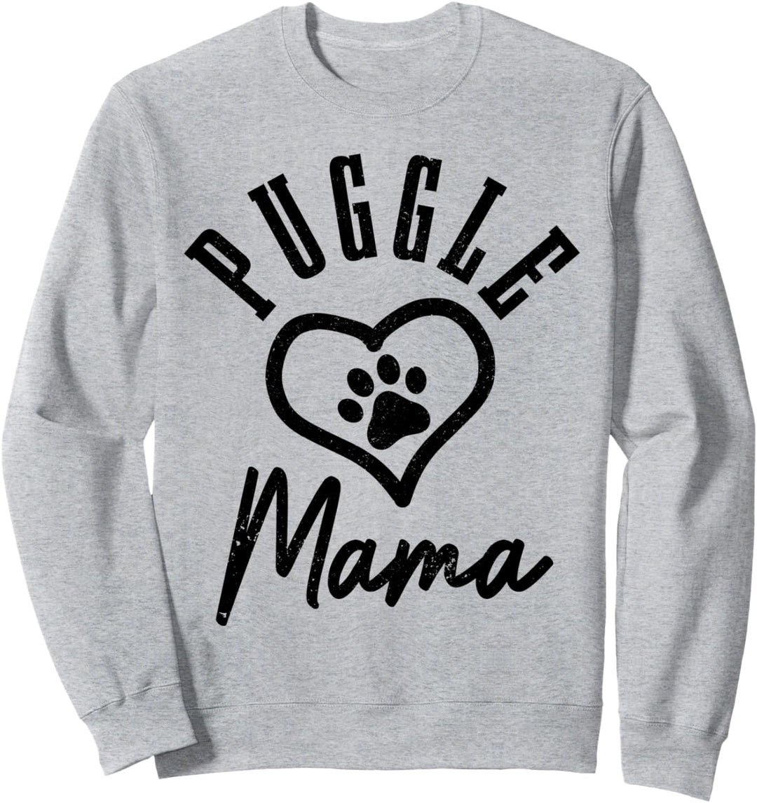 Puggle Mama Hund Herz Puggle Sweatshirt
