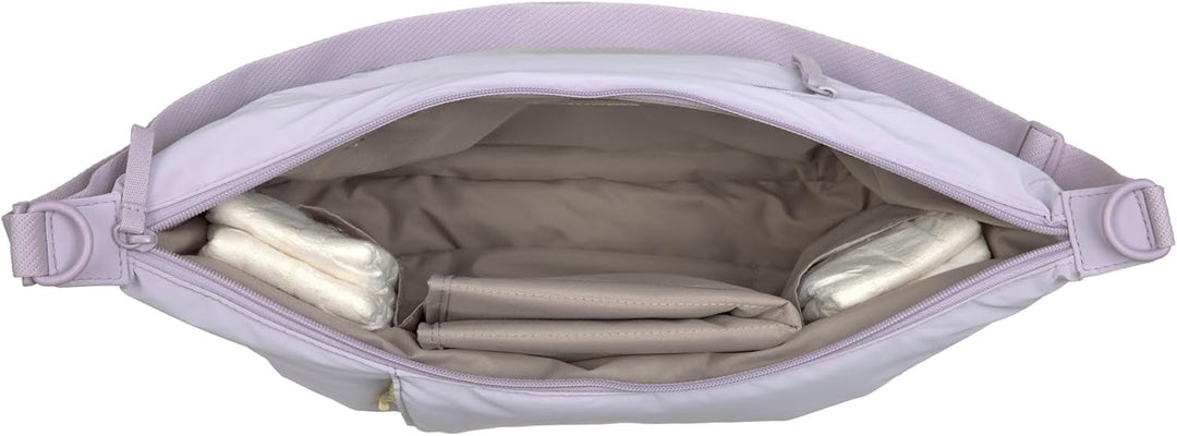 LÄSSIG Baby Wickeltasche zum Umhängen mit Wickelunterlage, Kinderwagenbefestigung, wasserabweisend/G