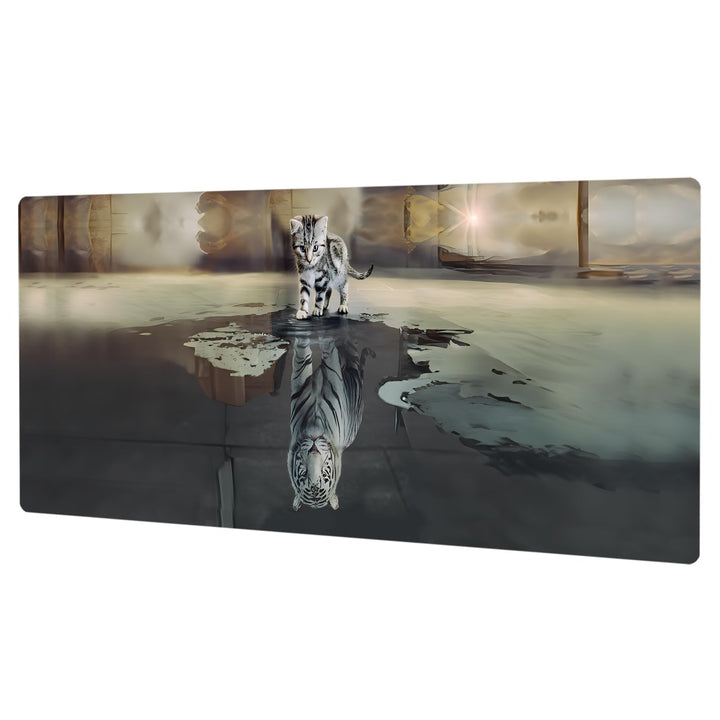 Gaming Mauspad - Mousepad 900 x 400 × 3 MM - XXL Mousepad gross mit Motiv Rutschfestem Gummiboden, v