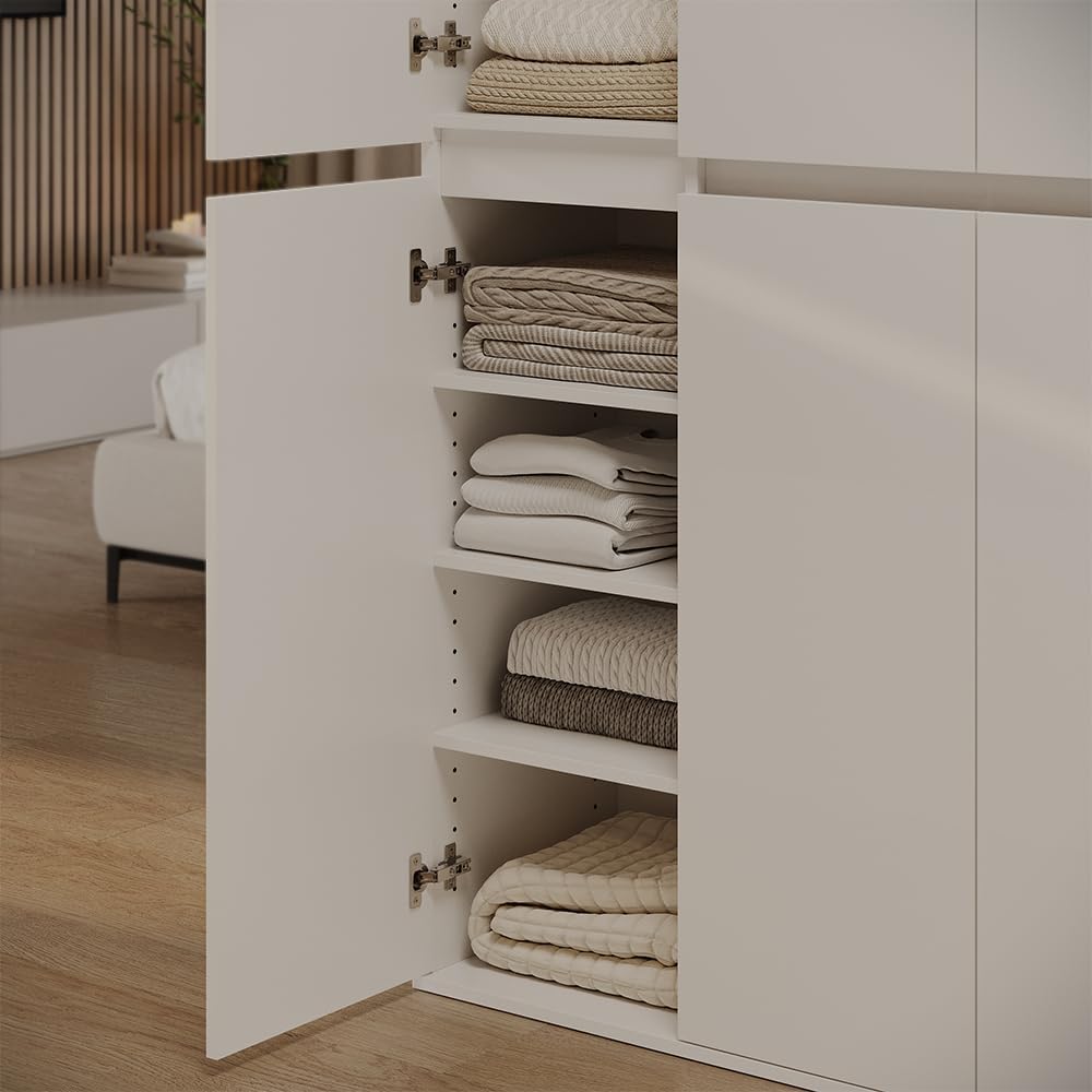 Vicco Einlegeboden Claus, Weiss, 2er Set, Weiß