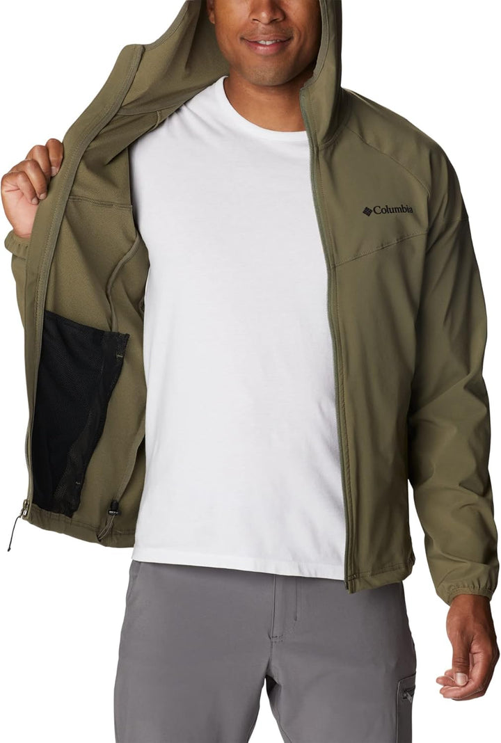 Columbia Herren Softshell-Jacke, Heather Canyon Stone Green XL, Stone Green XL