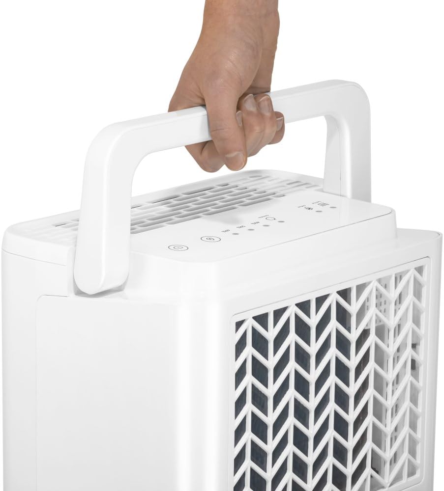 TROTEC Luftentfeuchter elektrisch TTK 32 E – Leistung 14 L/Tag – Fläche 15 m² / 37 m³ – mit Autoabsc