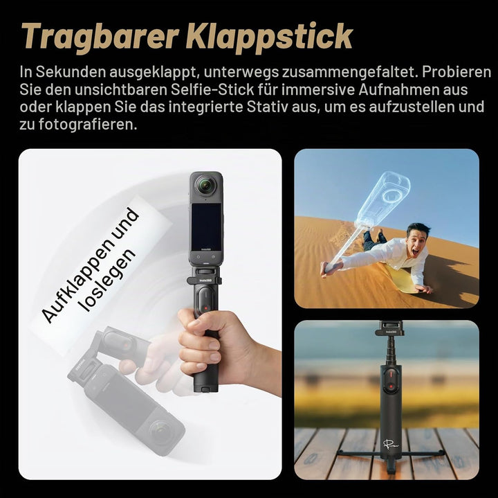 Insta360 X4 Peter McKinnon Edition – wasserdichte 8K 360°-Action-Cam, 4K Weitwinkelvideos, Unsichtba