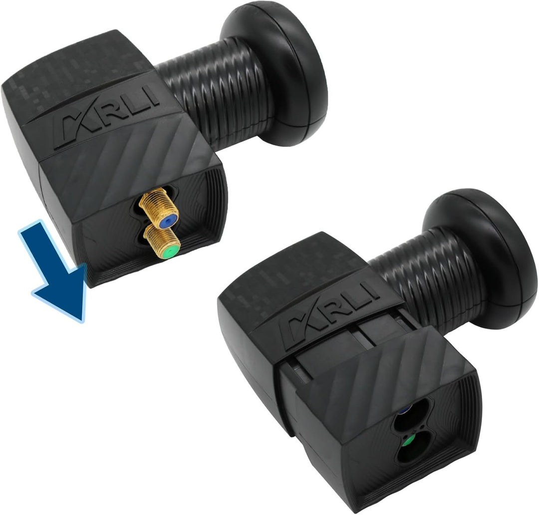 60cm HD Sat Anlage Twin LNB + 15m Koaxialkabel 135dB + Satfinder + 2 F-Stecker Digital 2 Teilnehmer