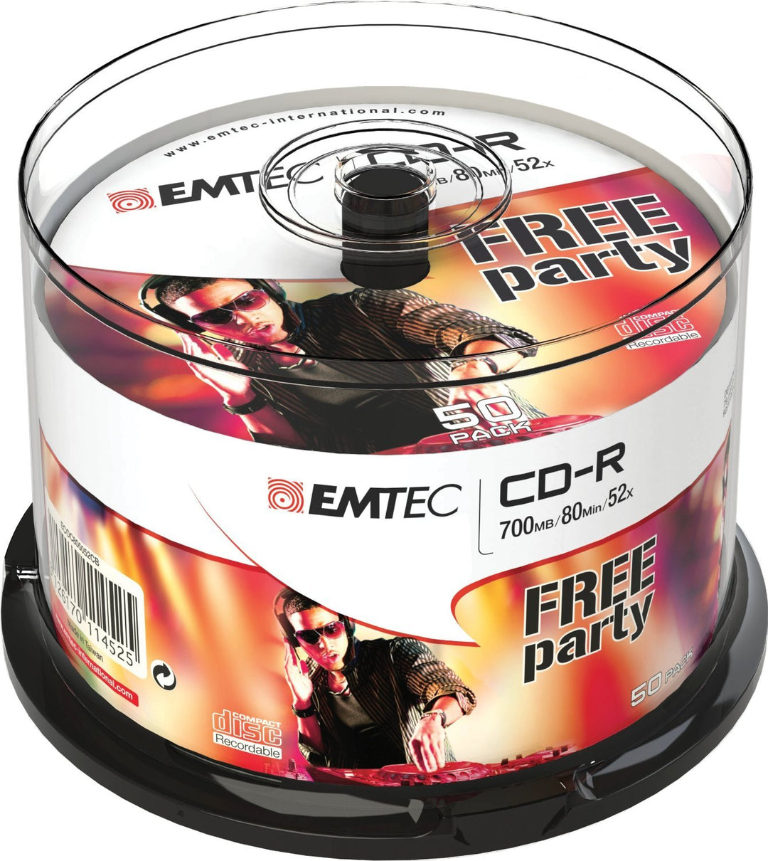 Emtec 52 x 700 MB CB CD-R (50 Stück)