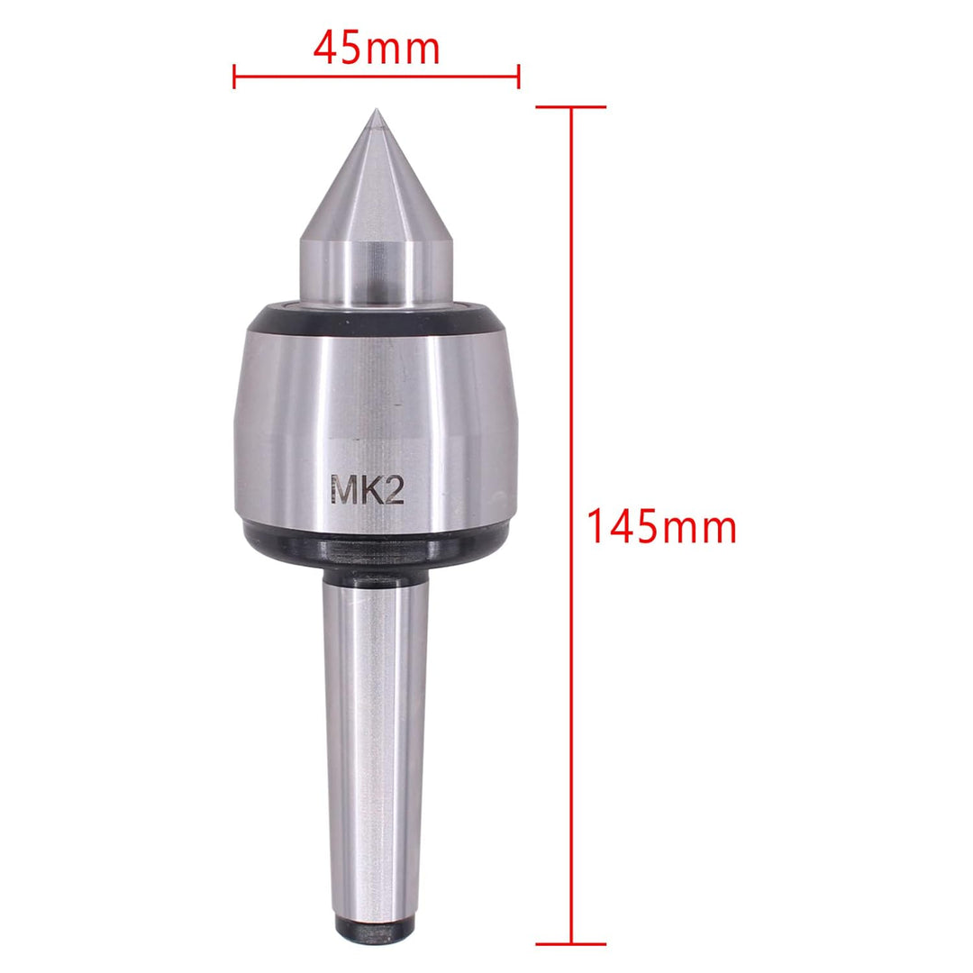 Doo Engy Mitlaufende Körnerspitze Zentrierspitze Rollkörner MK2 Kegel Spitzen Drehbank Werkzeug