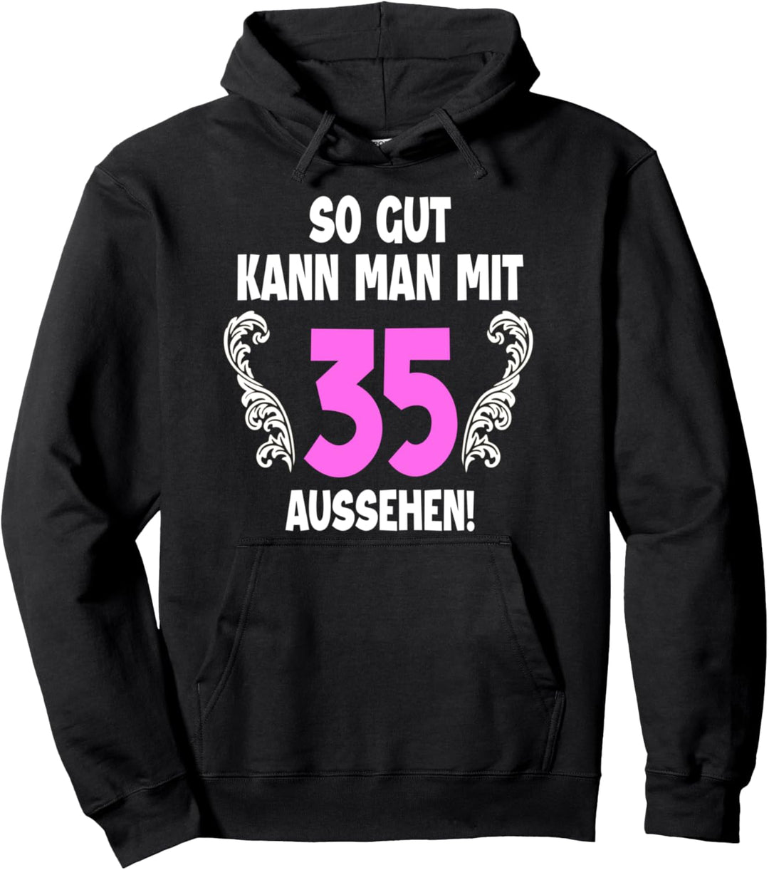35 Jahre Tshirt Frauen Jahrgang 1987 Geboren 35. Geburtstag Pullover Hoodie