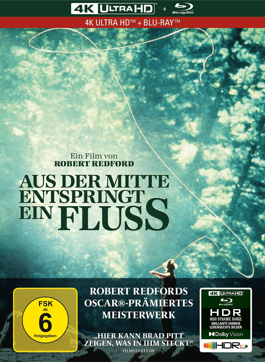 Aus der Mitte entspringt ein Fluss - 2-Disc Limited Collector's Edition im Mediabook (4K Ultra-HD/Ul