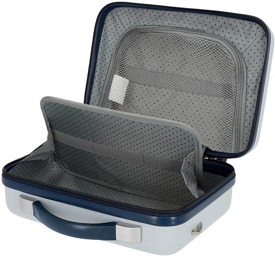 Disney Frozen Follow Your Dreams Kulturbeutel, anpassbar, mit Umhängetasche, Blau, 29 x 21 x 15 cm,