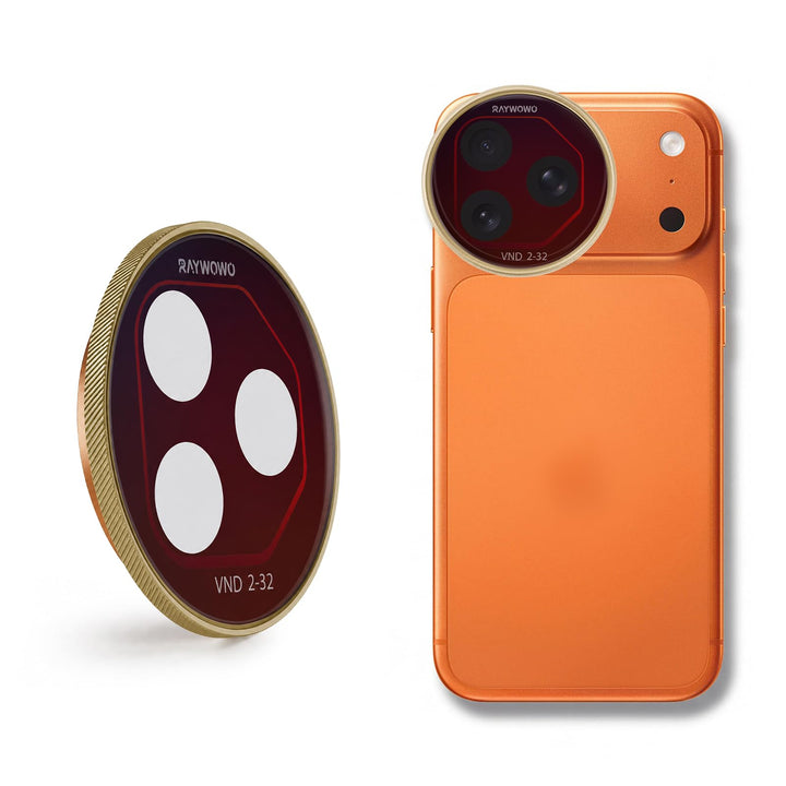 Snap-On Verstellbarer ND-Filter VND2-32 für iPhone 17 Pro &amp; Pro Max | 9,5g Ultraleichter Polfilter m