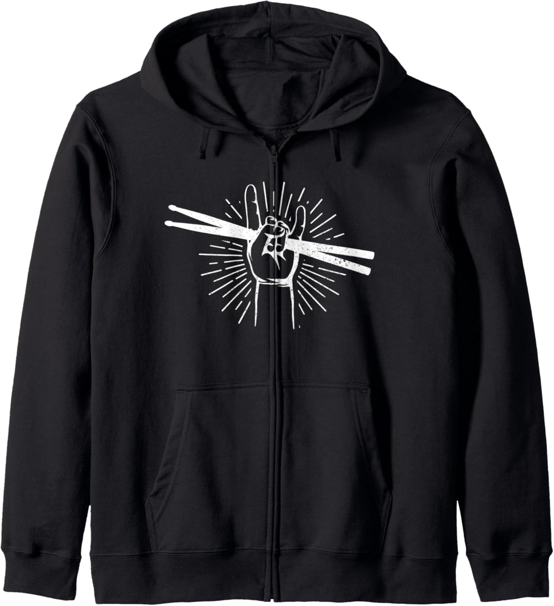 Drummer Schlagzeug Rock & Roll Musik Schlagzeuger Geschenk Kapuzenjacke
