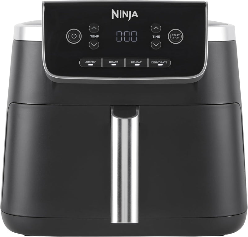 Ninja PRO Air Fryer Heissluftfritteuse, 4,7L Airfryer, Einzelkorb-Heissluftfritteuse, 4-in-1, für 1-