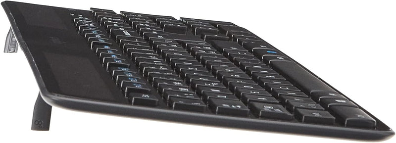 Logitech K750 Kabellose Tastatur, Solarbetrieben, 2.4 GHz Verbindung via Unifying USB-Empfänger, Hin