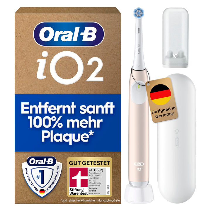 Oral-B iO Series 2 Elektrische Zahnbürste/Electric Toothbrush, 1 Aufsteckbürste, 3 Putzmodi für Zahn