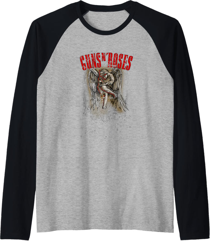 Guns N' Roses Offizielles Skizzen-Engel Raglan