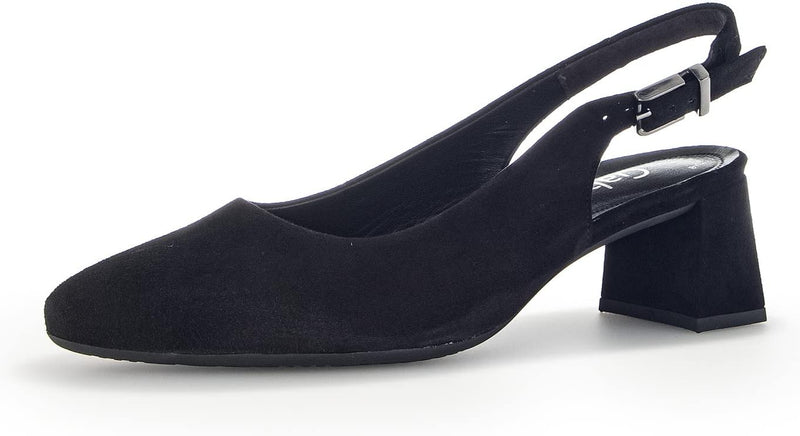 Gabor Damen Slingpumps, Frauen Absatzschuhe,Moderate Mehrweite (G) 39 EU Schwarz 47, 39 EU Schwarz 4