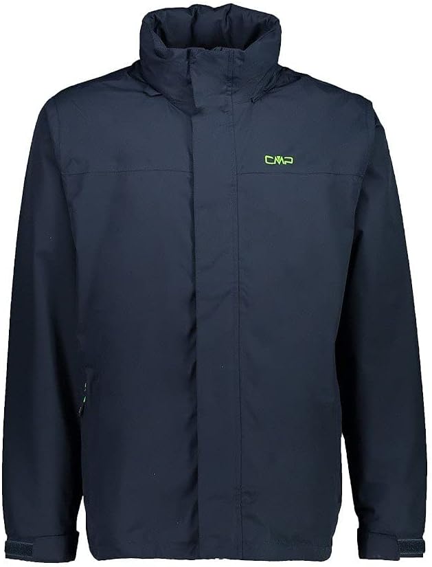 CMP Herren Regenjacke 46 Schwarz Blau, 46 Schwarz Blau