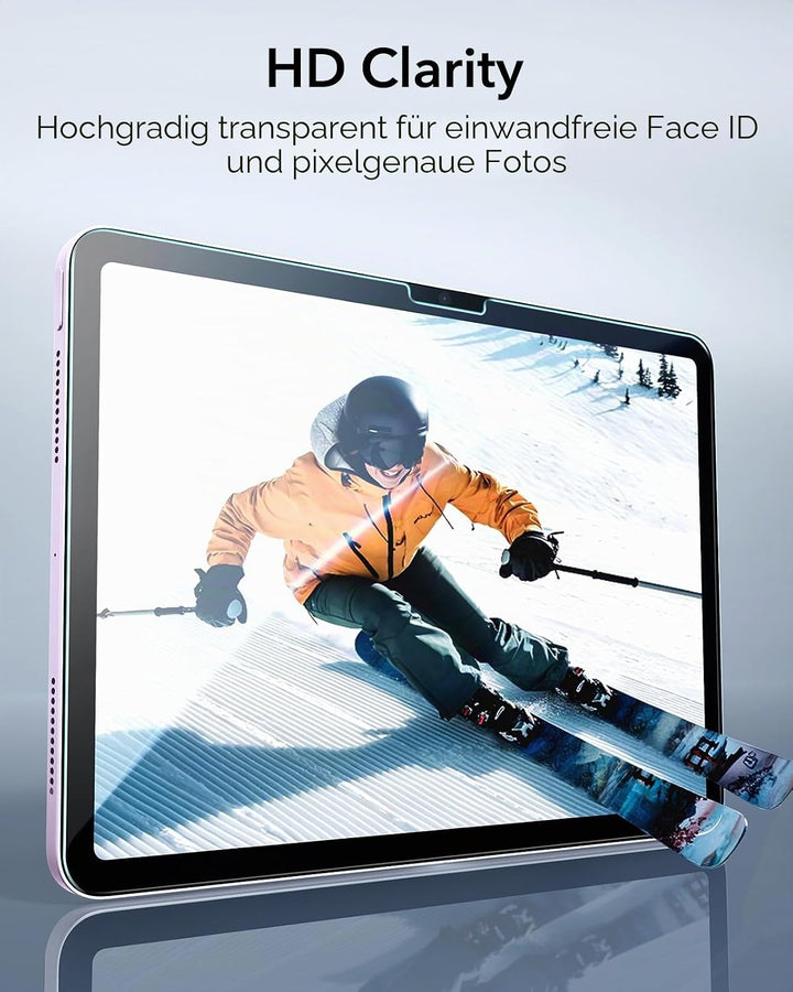 ESR 2 Stück, für iPad Air 13 Zoll M4/M3/M2 (8./7./6. Generation, 2026/2025/2024) für Panzerglas, Sch