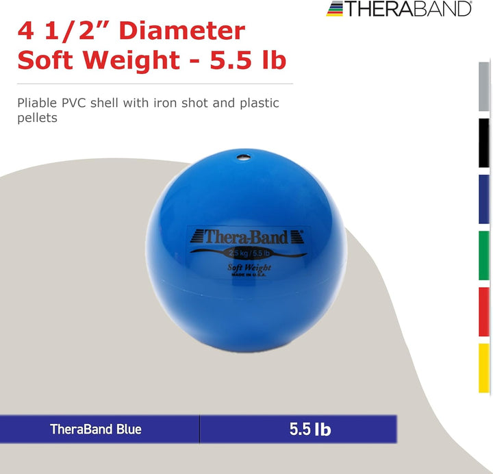 Theraband, Weiches Gewicht, Isotonischer Ball, für Kraft- und Reha-Training, Pilates, Yoga, Toning,