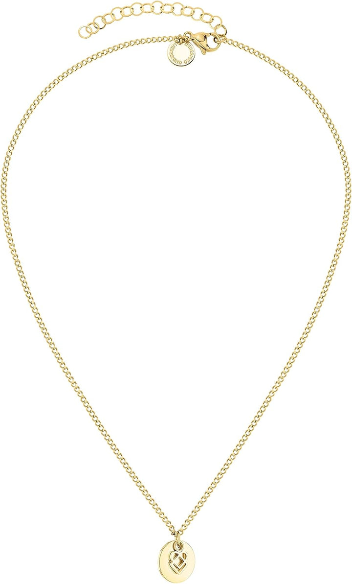 Halskette mit Anhänger, Gold
