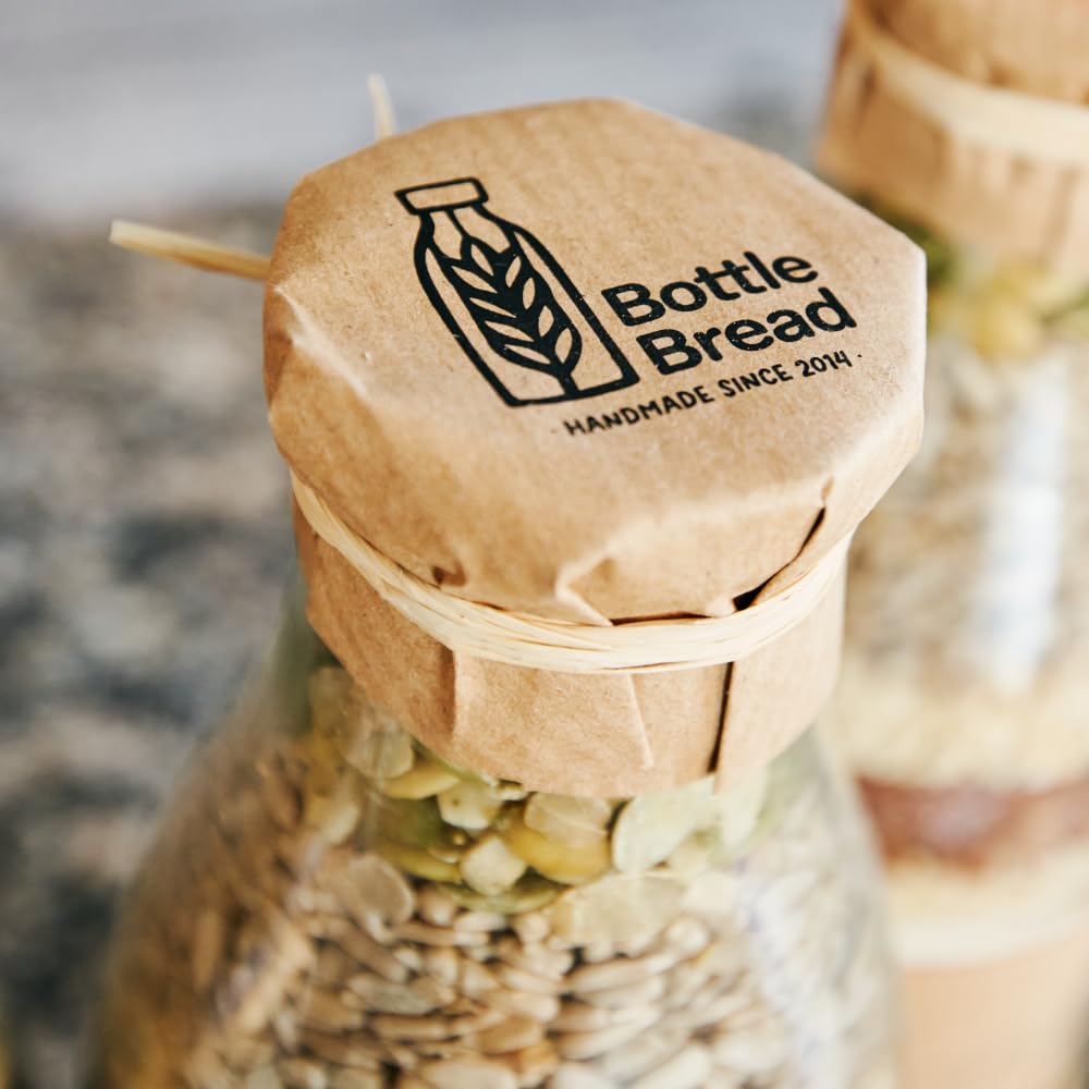 Brotbackmischung "Segne dieses Haus" Backmischung im Glas Flasche Geschenk Geschenkidee Einzug Einzu