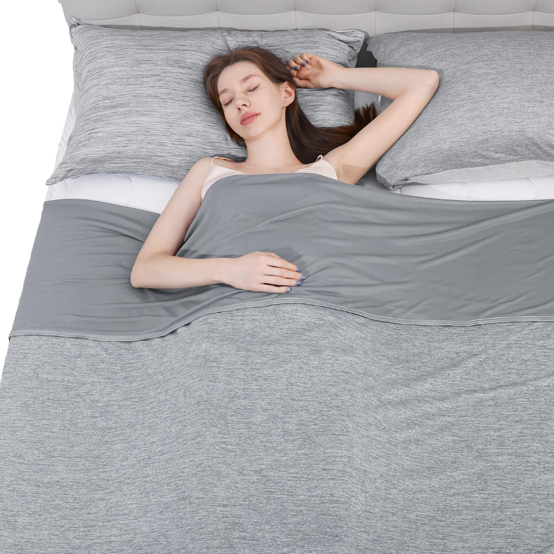 Elegear Kühldecke 130 x 170cm, Japanische Arc-Chill 3.0 Q-Max>0,5 Kühlfasern Selbstkühlende Sommerde