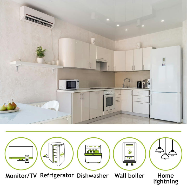 Tecnoware 1200 VA ATA Hybrid-Solarstrom-Wechselrichter - 12V-Batterie – 15V-80V-Solar-Regler MPPT –