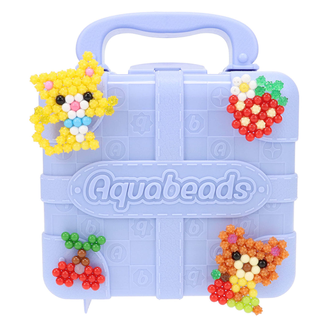 Aquabeads 31913 Mega Nachfüllperlen Set im Koffer - Perlen Nachfüllset Single, Single