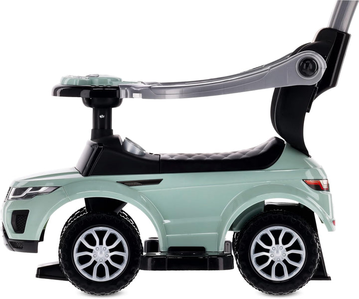 4in1 Kinderauto Rutschauto ab 2 Jahre und Schiebeauto mit Hupe und Musik, Rutschauto mit Stauraum un
