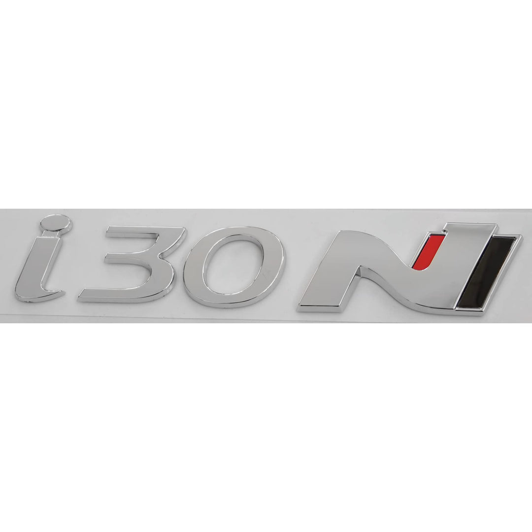 Hyundai 86320S0700 Schriftzug i30N Aufkleber Modellbezeichnung Heckklappe Emblem Logo, Chrom