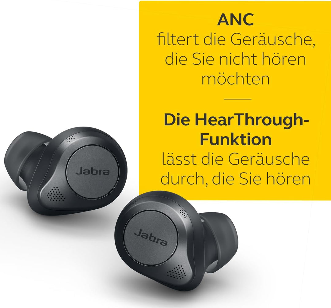 Jabra Elite 85t True Wireless In-Ear Bluetooth Kopfhörer - Earbuds mit Advanced Active Noise Cancell
