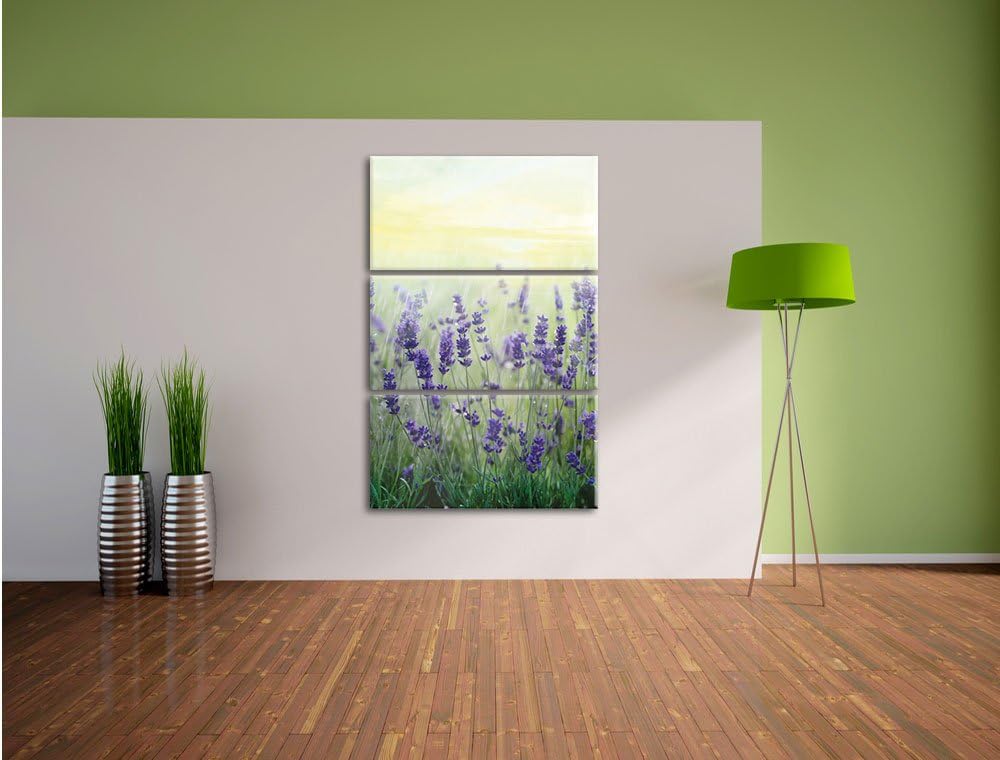 Pixxprint Kleiner Bonsaibaum als Leinwandbild/Grösse: 3 Teilig (120x80) / Wandbild/Kunstdruck/fertig