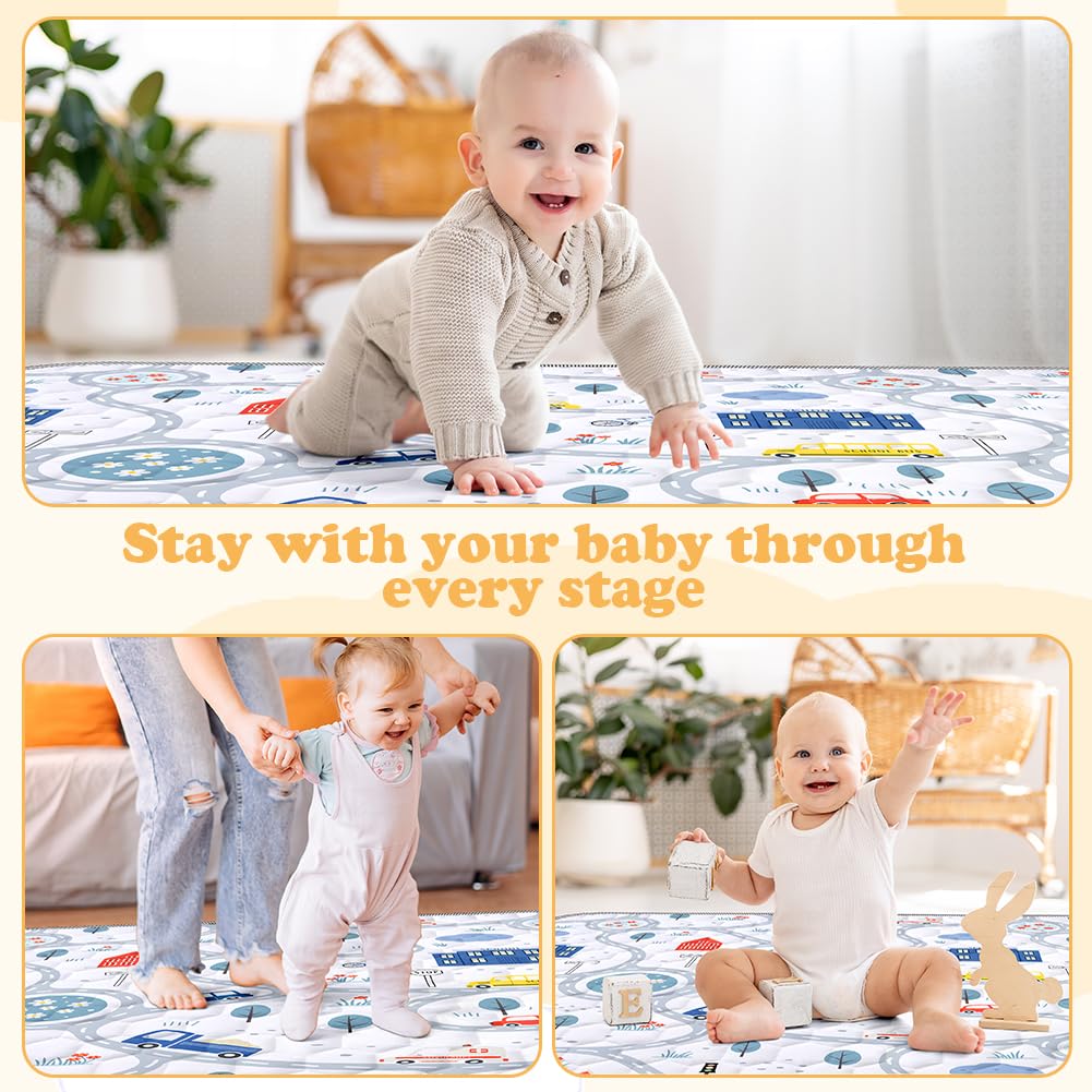 Aolso Baby Spielmatte, Baby Krabbelmatte, Faltbare Spielmatte, Krabbeldecke, Kleinkind Aktivität-Spi