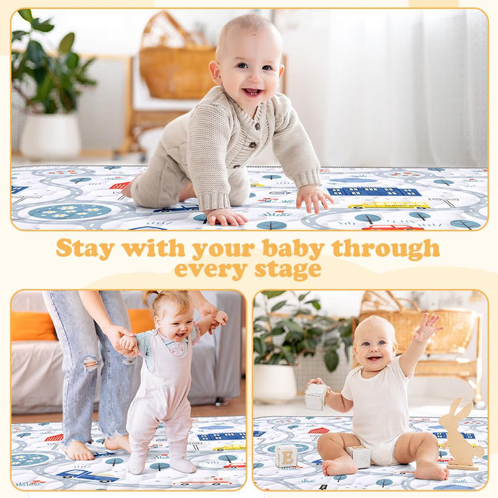 Aolso Baby Spielmatte, Baby Krabbelmatte, Faltbare Spielmatte, Krabbeldecke, Kleinkind Aktivität-Spi