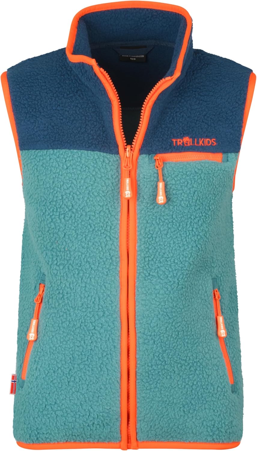 Trollkids Kids Hemsedal Vest 92 stormy blue, 92 stormy blue