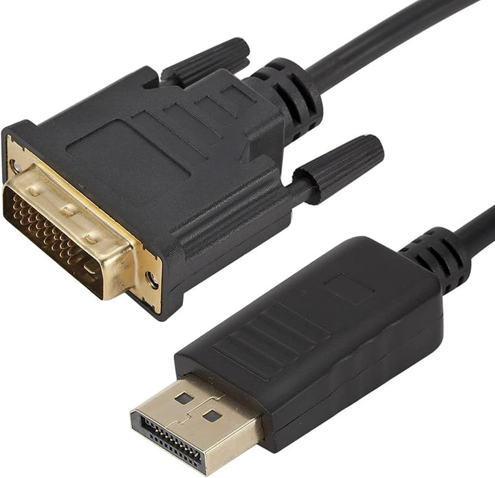 PremiumCord Adapterkabel DisplayPort auf DVI m/2 m, DP auf DVI 1.bis zu 1, 65Gbps, kompatibel mit Vi