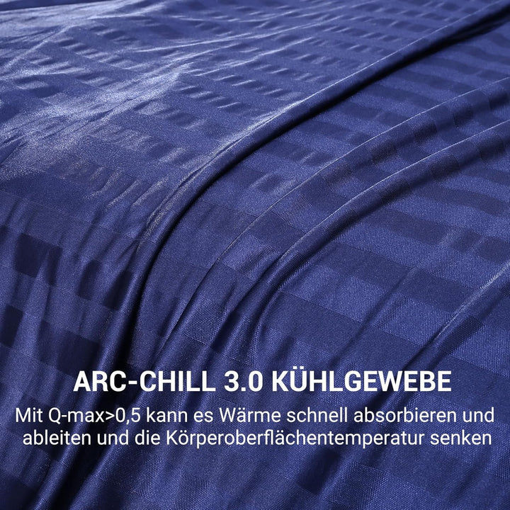 Elegear Kühldecke Sommerdecke - Japanische Arc-Chill 3.0 Kühlfasern Q-Max>0,5 doppelseitige Selbstkü