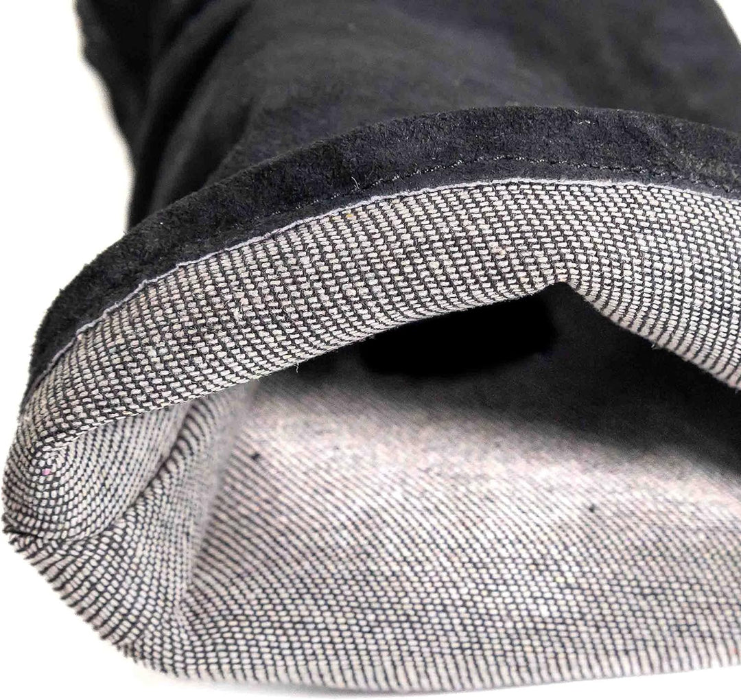 FENNEK | Premium Grillhandschuhe aus Leder | sehr hitzebeständig | 1 Paar- Einheitsgrösse, Handschuh