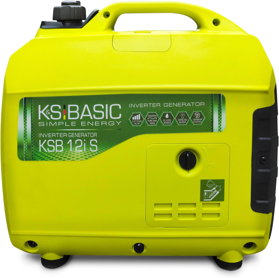 K&S Basic Inverter-Generator KSB 12i S stromerzeuger kW 1.2,Inverter-Generator zum Angeln, zum Campi