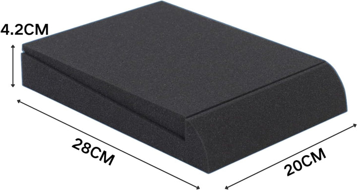 2PCS 20x28x4.2 cm Speaker Sound Insulation Mat Soundproofing Mat Acoustic Foam Board Sponge Sound Ab