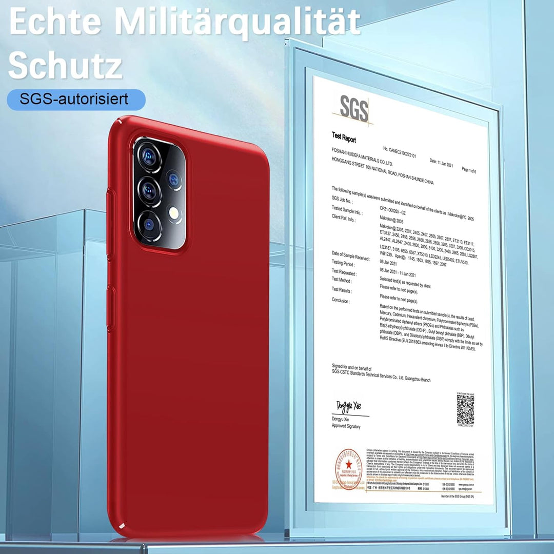 sqgylgl Ultra Dünn Hülle für Samsung Galaxy A53 5G, Extrem Dünn Matte Finish A53 Handyhülle PC Schal
