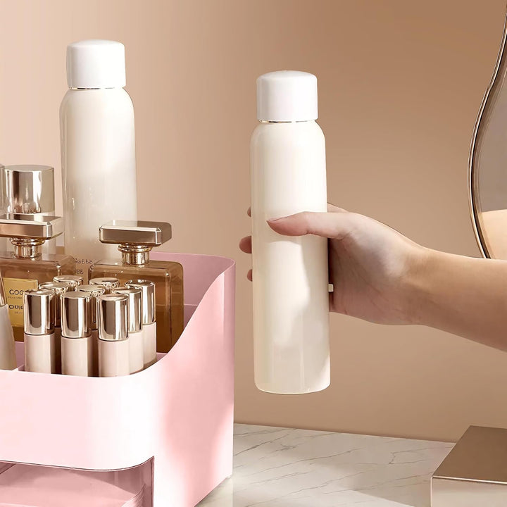 Lacuasmall Make Up Organizer Kosmetik Aufbewahrungsbox mit Schubladen, Schminktisch Organizer für Wa
