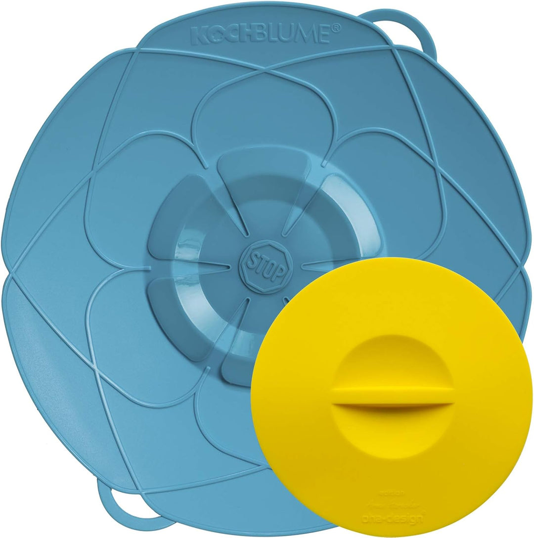 Kochblume - das Original vom Erfinder Armin Harecker L 29 cm türkis, Überkochschutz für Topfgrössen