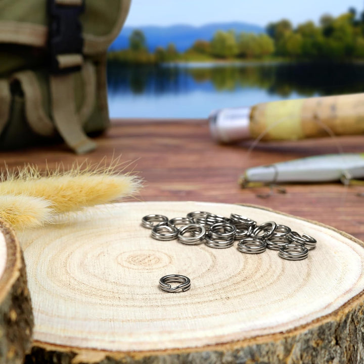 NEU AMZfishing® 40x Power Sprengringe in 12 Grössen | Sprengringe Edelstahl | Sprengringe Set | Spre